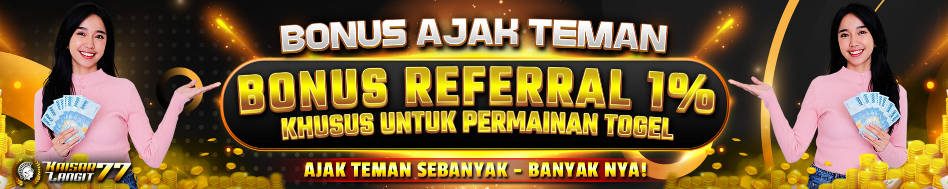 BONUS REFERRAL 1% GAMES TOGEL